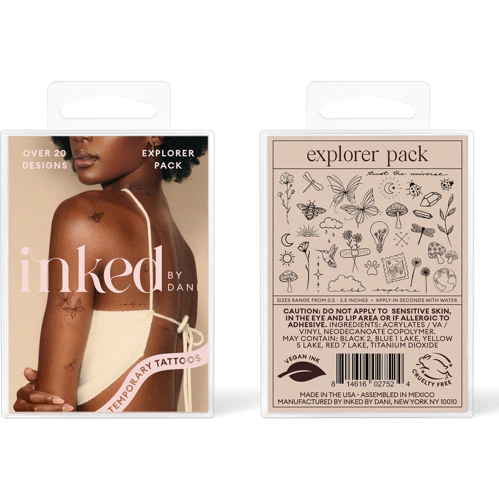 INKED by Dani INKED by Dani Explorer Temporary Tattoos Pack