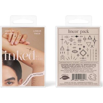 INKED by Dani INKED by Dani Linear Temporary Tattoos