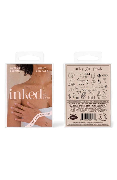 INKED by Dani INKED by Dani Lucky Girl Temporary Tattoos