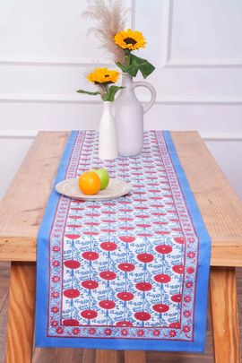 Inner Child Inner Child Araminta Blockprint Tablerunner