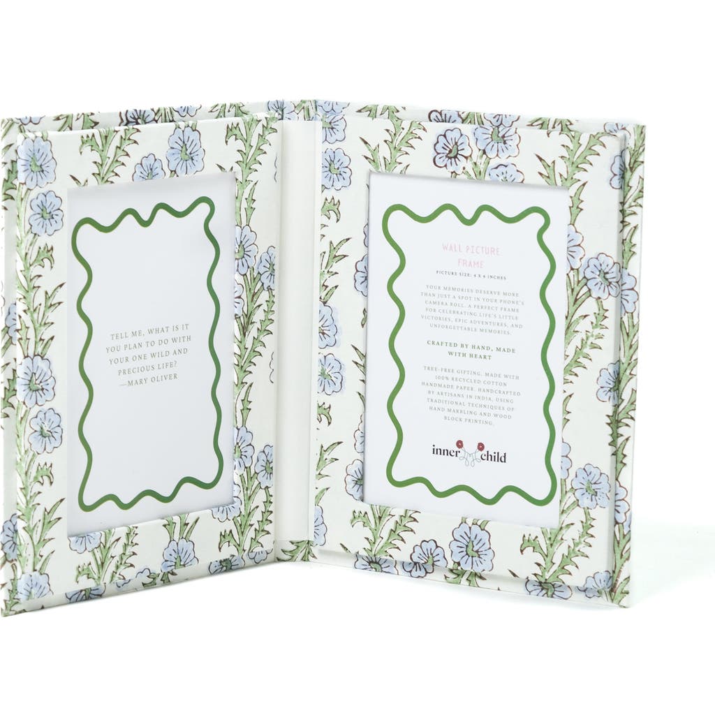 Inner Child Inner Child Blockprint Picture Frame Folding Book - 4x6