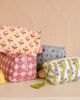 Inner Child Inner Child Forget Me Not Blockprint Makeup Bag - 4