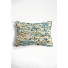 Inner Child Inner Child Nila Feathers Hand-Marbled Pillow - Cover Only 
