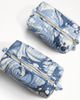 Inner Child Inner Child Ocean Wave Hand Marbled Cosmetic Bag - 3