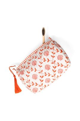 Inner Child Inner Child Seashell Blockprint Makeup Bag