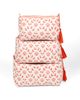Inner Child Inner Child Seashell Blockprint Makeup Bag - 3
