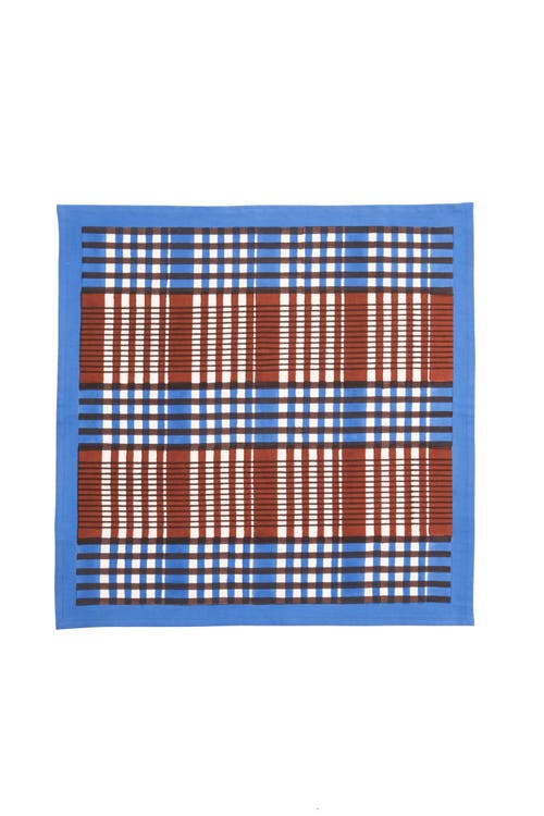 Inner Child Inner Child Shetland Plaid Blockprint Napkins - Set of 4
