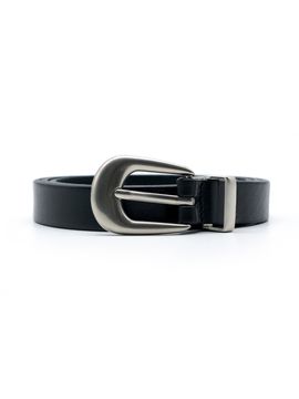 INSILENCE WOMEN Western Thin Belt - Black