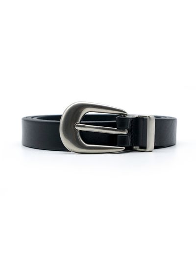 INSILENCE WOMEN Western Thin Belt - Black