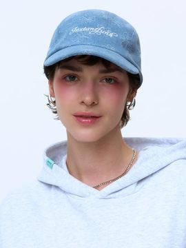 INSTANTFUNK Denim Floral Camp Cap [Indigo Blue]