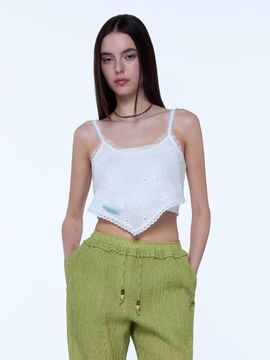 INSTANTFUNK Lace Scarf [White]