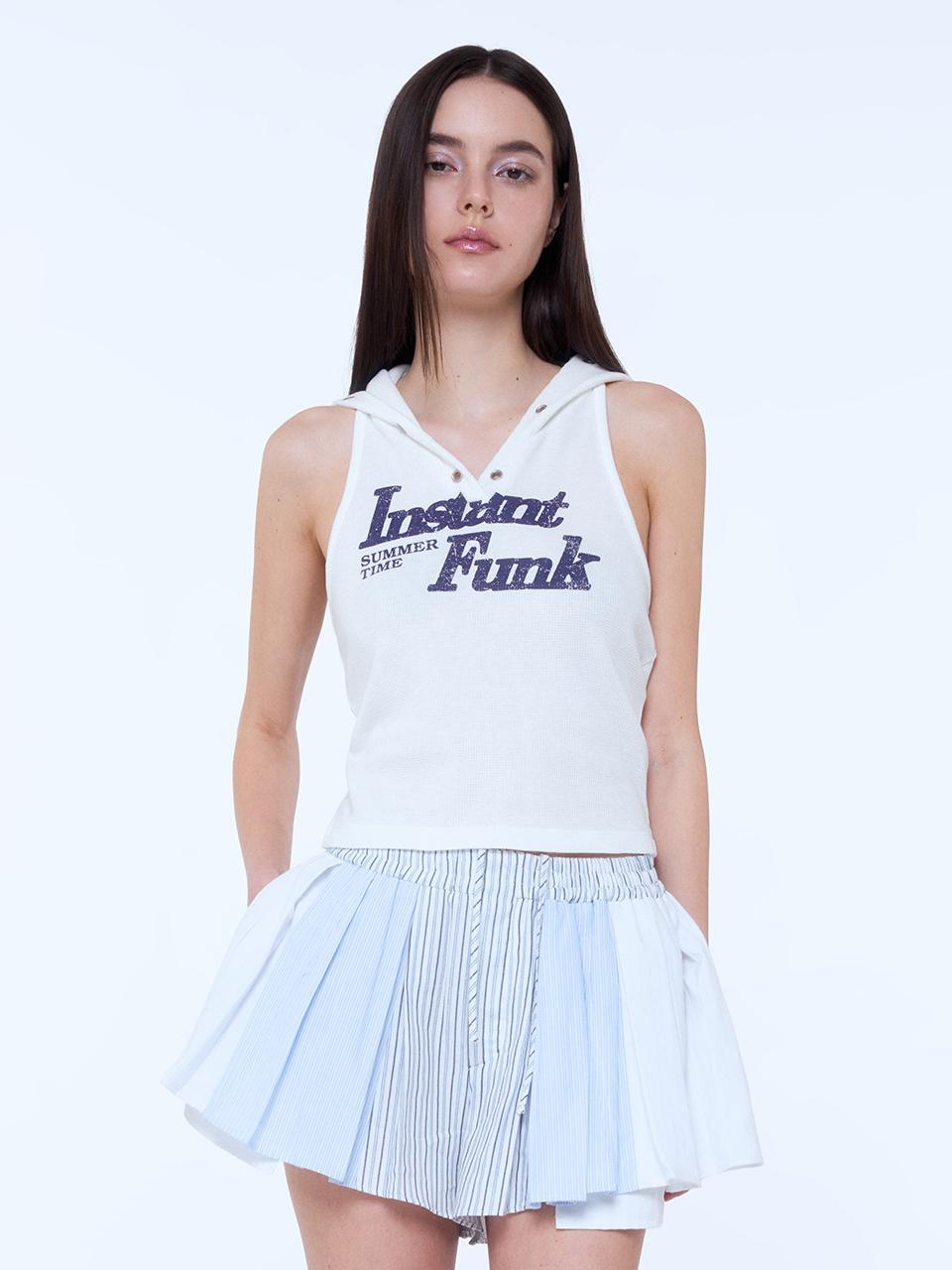 INSTANTFUNK Pleated Shorts [Blue]