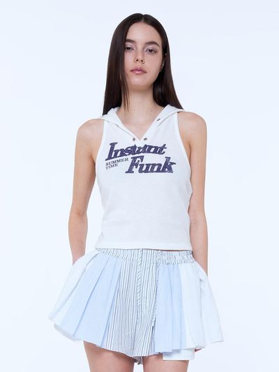 INSTANTFUNK Pleated Shorts [Blue]