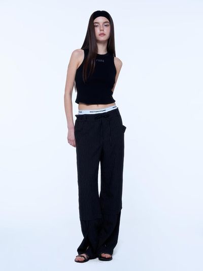 INSTANTFUNK Two-way Summer Trousers [Black]