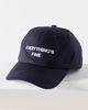 Intentionally Blank Everything's Fine Baseball Cap - 1