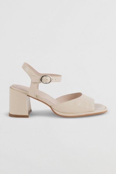 Intentionally Blank Intentionally Blank Astro Heeled Sandal in Cream, Women's at Urban Outfitters