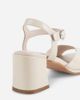 Intentionally Blank Intentionally Blank Astro Heeled Sandal in Cream, Women's at Urban Outfitters - 5