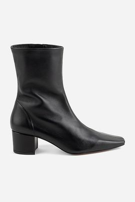 Intentionally Blank Intentionally Blank Carlton Heeled Mid Boot in Black, Women's at Urban Outfitters