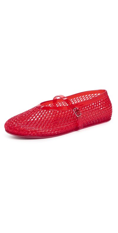 Intentionally Blank Intentionally Blank Classy Jelly Flats Cherry