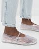Intentionally Blank Intentionally Blank Classy Jelly Flats Crystal - 3