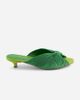 Intentionally Blank Intentionally Blank Curfew Kitten Satin Heel in Grass, Women's at Urban Outfitters - 1