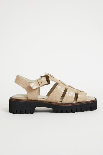 Intentionally Blank Intentionally Blank Haddie Leather Fisherman Sandal in Ojai, Women's at Urban Outfitters