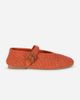 Intentionally Blank Intentionally Blank Kail Knit Woven Mary Jane Flat in Tandoori, Women's at Urban Outfitters - 1