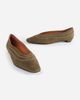 Intentionally Blank Intentionally Blank Lofty Snipped Toe Ballet Flat in Khaki, Women's at Urban Outfitters - 4