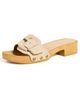 Intentionally Blank Intentionally Blank Mar Suede Clogs Taupe - 1