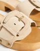 Intentionally Blank Intentionally Blank Mar Suede Clogs Taupe - 6