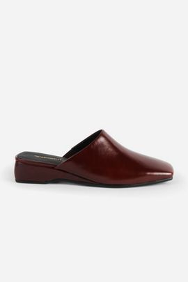 Intentionally Blank Intentionally Blank Marer Micro Wedge Heel Mule in Cocoa, Women's at Urban Outfitters