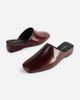Intentionally Blank Intentionally Blank Marer Micro Wedge Heel Mule in Cocoa, Women's at Urban Outfitters - 2