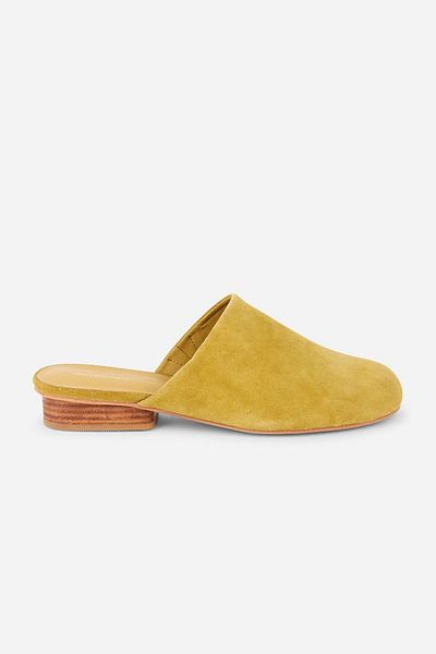 Intentionally Blank Intentionally Blank Touch Suede Slip On Mule in Cumin, Women's at Urban Outfitters