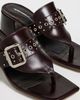 Intentionally Blank Intentionally Blank Wynona Sandals Maroon - 6