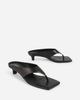 Intentionally Blank Year Ahead Flip-Flop Kitten Heels - 2