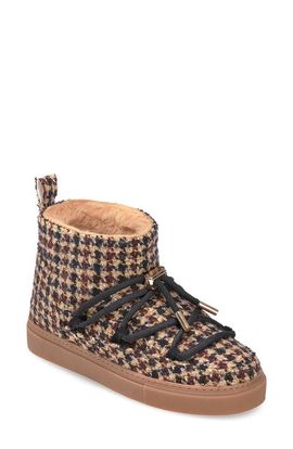 INUIKII INUIKII Plaid Low Genuine Shearling Boot