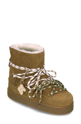 INUIKII INUIKII Quilted Suede Genuine Shearling Boot