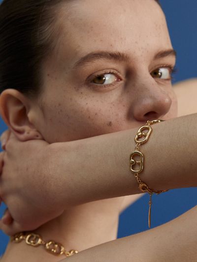 Invisible collage Lid Logo Bracelet
