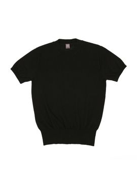 IOLO Hole Pattern Crewneck Top Black