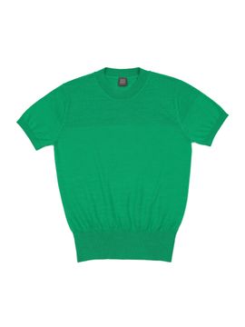 IOLO Hole Pattern Crewneck Top Green
