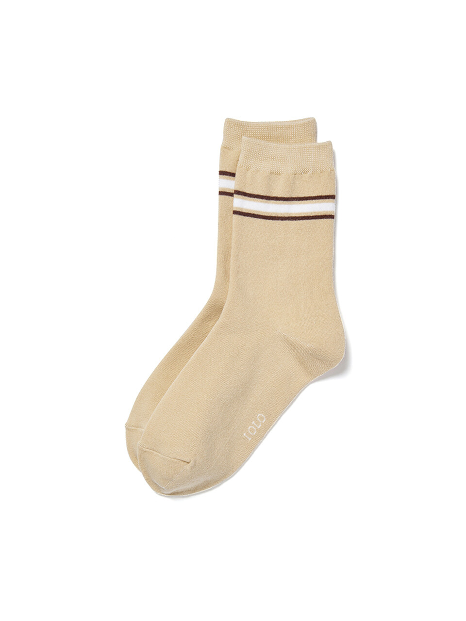 IOLO Line Socks _ Beige