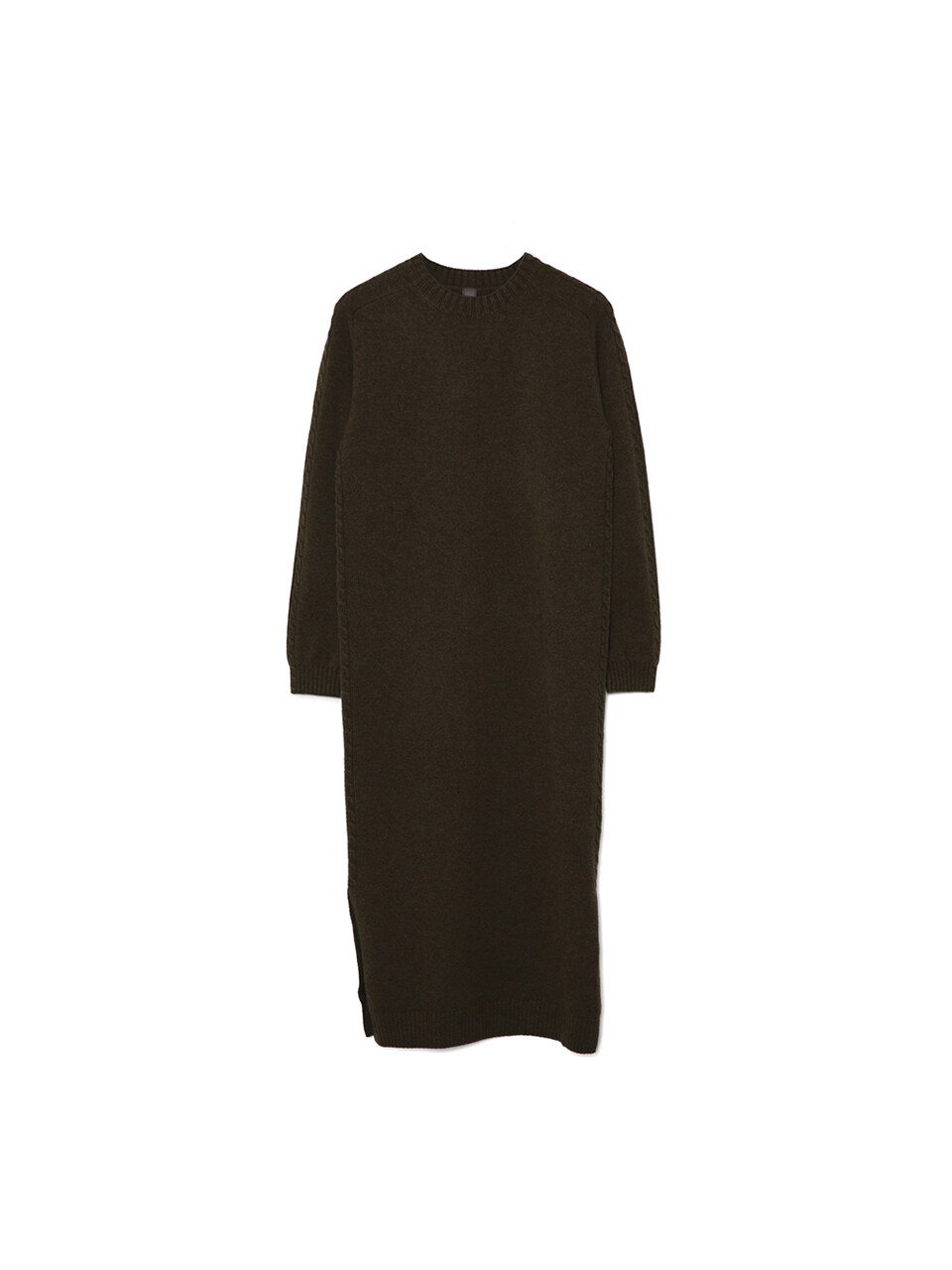IOLO Round Neck Dress Khaki