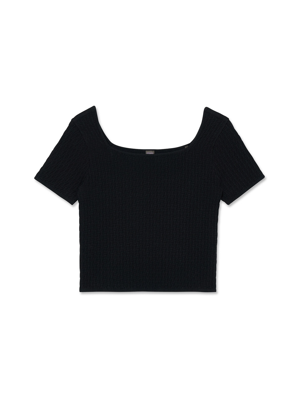 IOLO Women Signature Square Neck Pullover _ Black