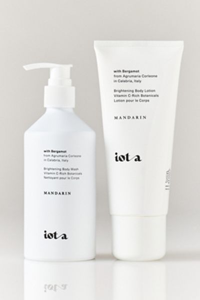 iota Brightening Body Wash and Brightening Body Lotion