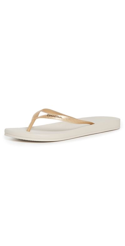Ipanema Ipanema Ana Tan Flip Flops Beige/Gold