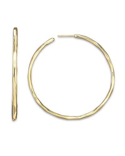 Ippolita Ippolita 18K Gold #4 Glamazon Faceted Hoops