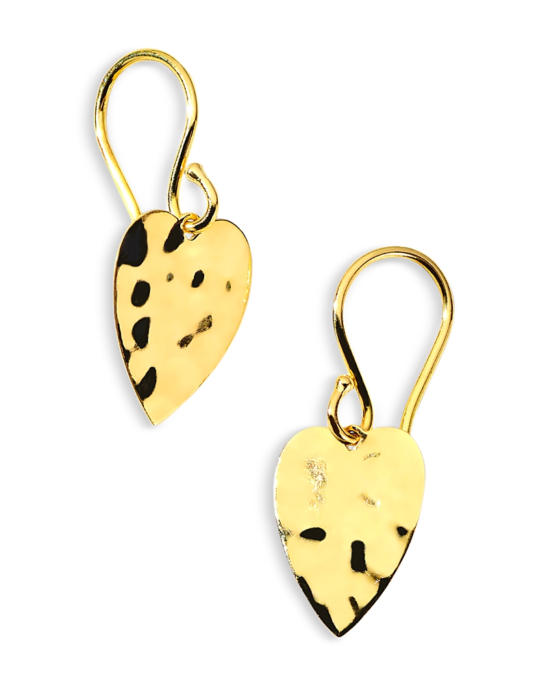 Ippolita Ippolita 18K Yellow Gold 18K Classico Crinkle Mini Heart Drop Earrings