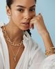 Ippolita Ippolita 18K Yellow Gold Hammered Bastille Link Chain Necklace, 18 - 6