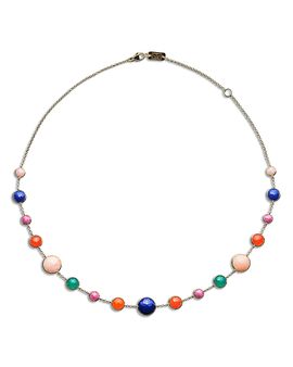 Ippolita Ippolita 18K Yellow Gold Lollipop Multi Gemstone Lollitini Festa Station Necklace, 18