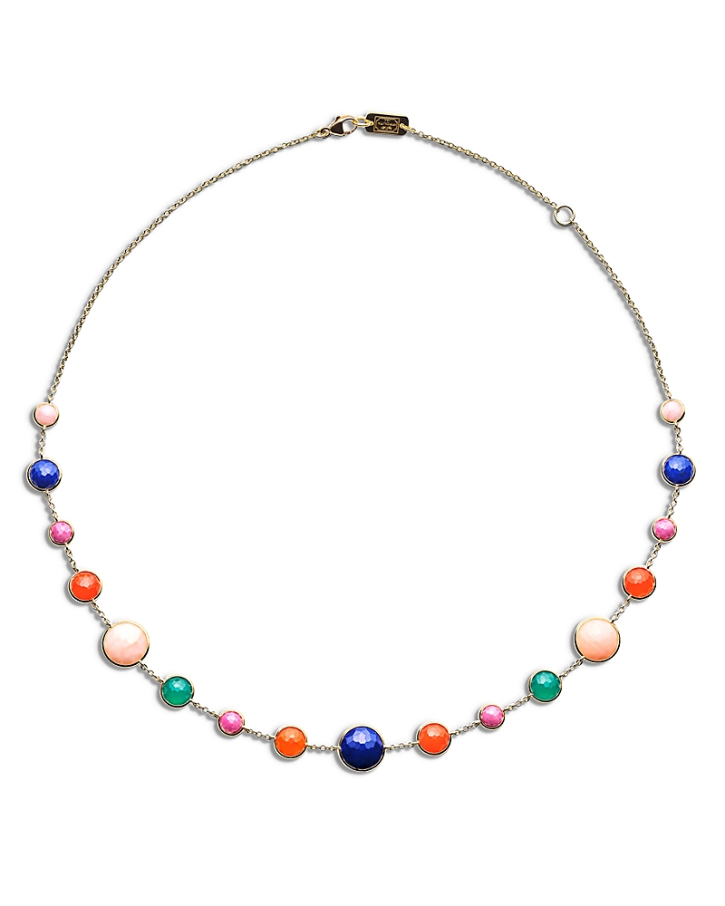 Ippolita Ippolita 18K Yellow Gold Lollipop Multi Stone Lollitini Festa Long Necklace, 36